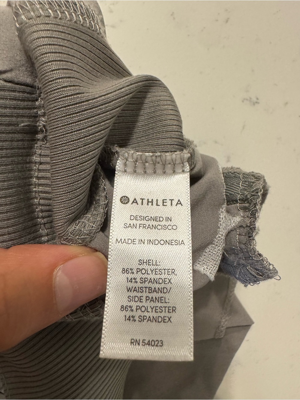 Athleta Brooklyn Ankle Pants Gray Mid Rise Stretch Size 10 - Picture 6 of 9